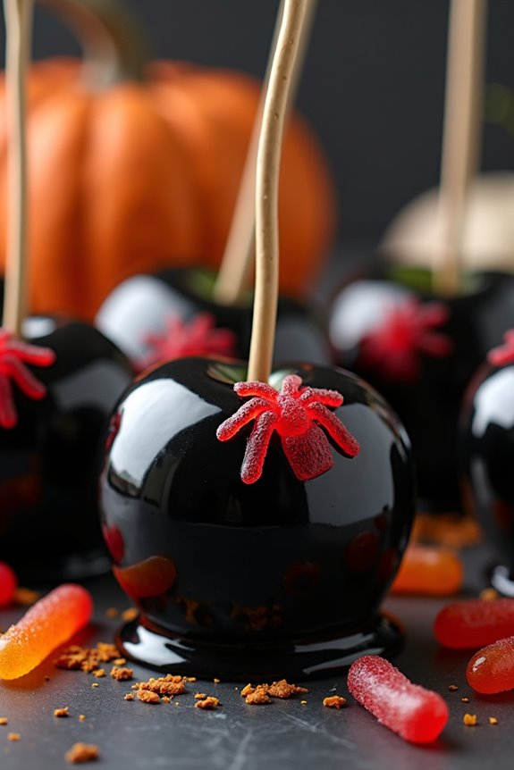 creepy candy apple treats