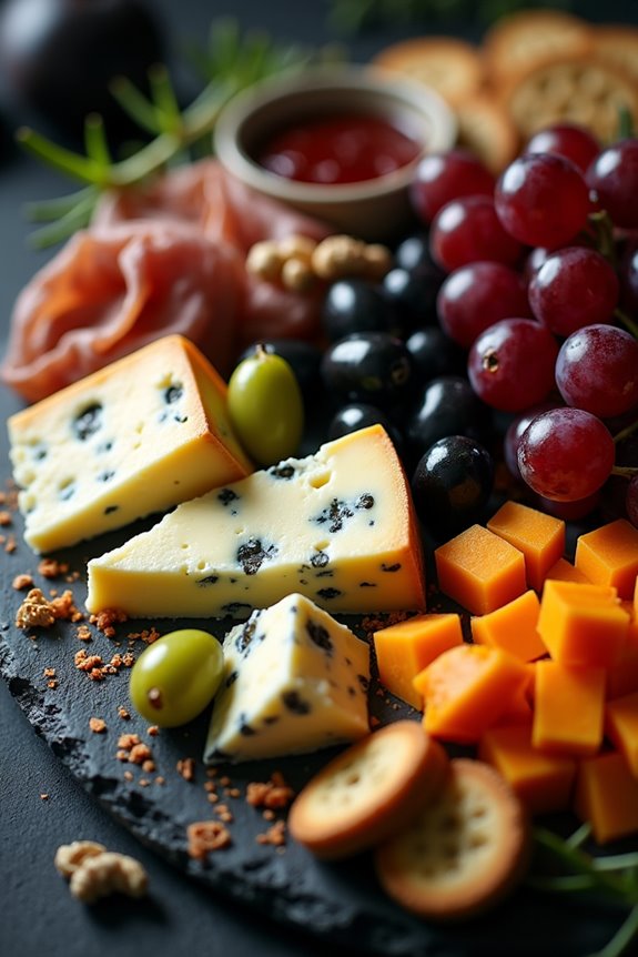creepy cheese platter presentation