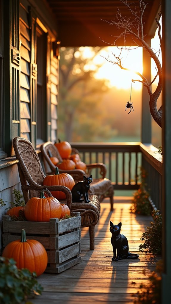 creepy crawly autumn decor