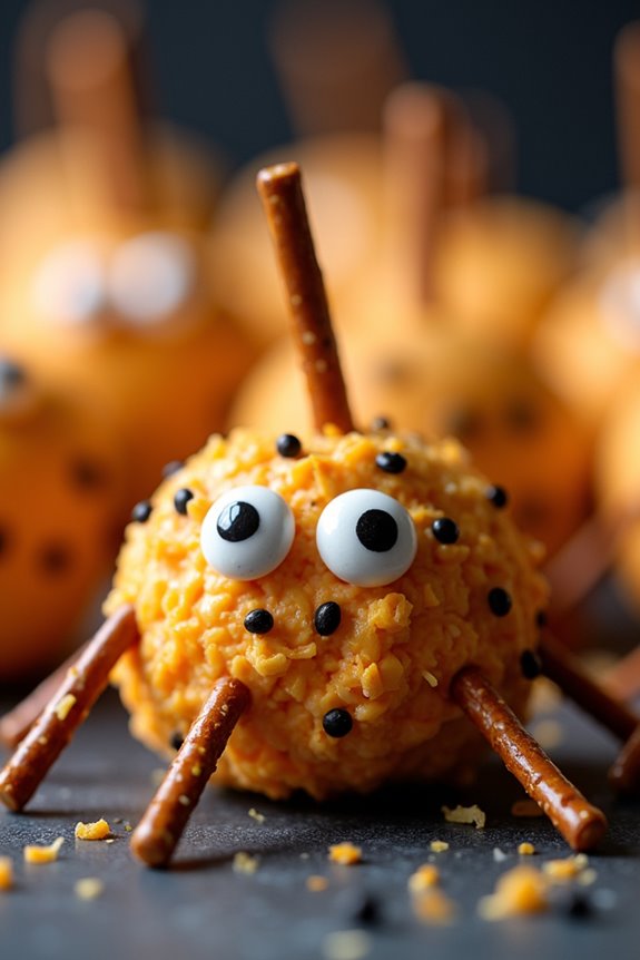 creepy crawly cheese balls