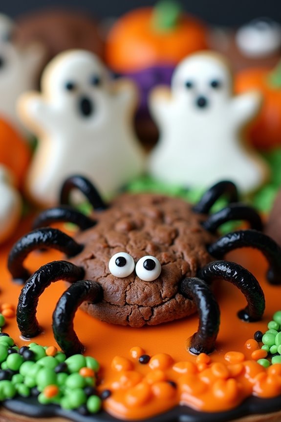 creepy crawly cookie decorations