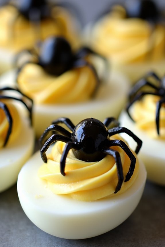 creepy crawly halloween appetizers
