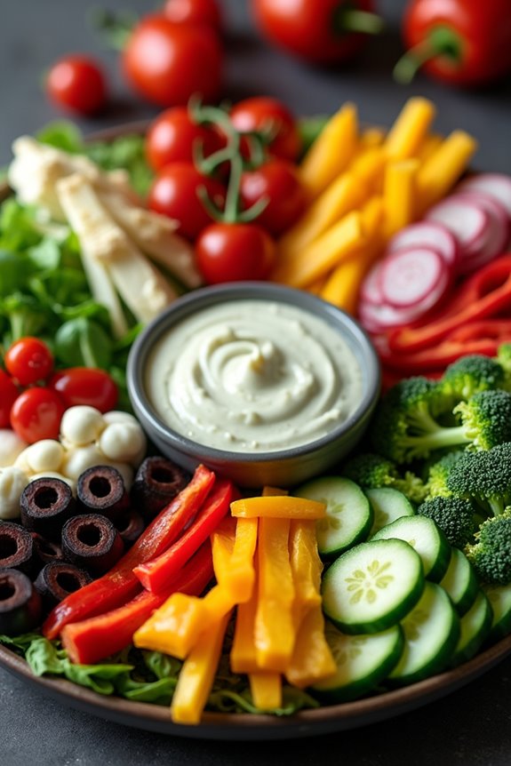 creepy crawly vegetable platter