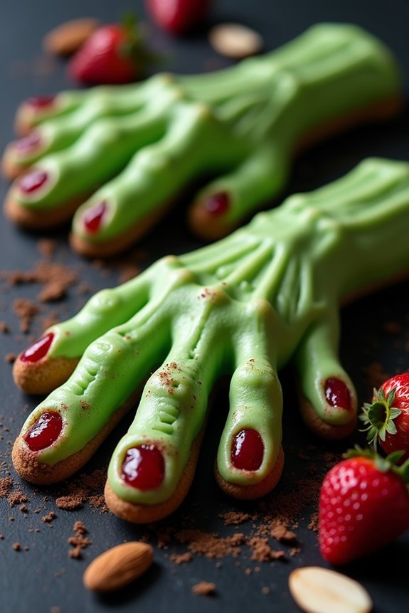 creepy delicious witch finger cookies