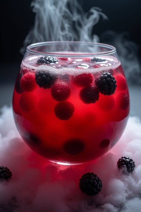 creepy halloween cauldron punch