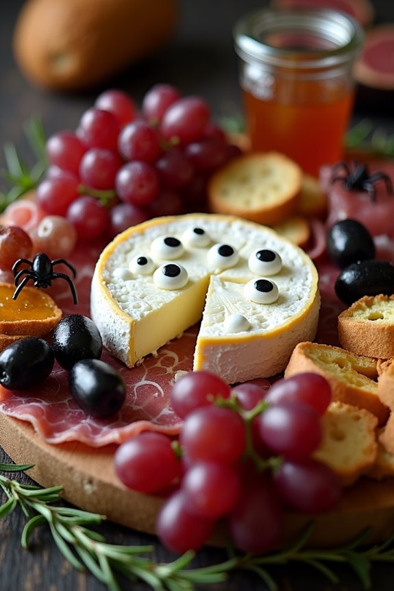 creepy halloween charcuterie board
