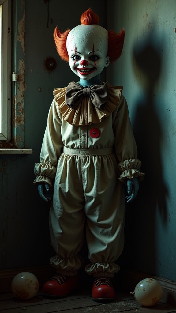 creepy oversized clown dolls