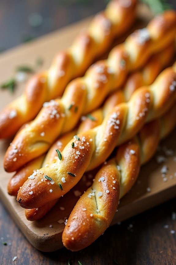creepy witch finger breadsticks