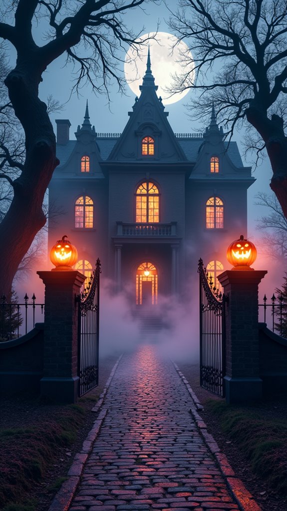 eerie atmosphere for halloween