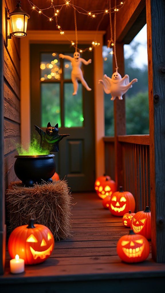 eerie candlelight for halloween