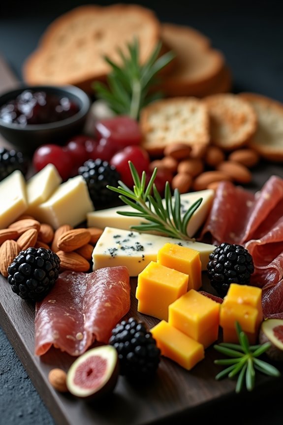 eerie elegance halloween charcuterie board