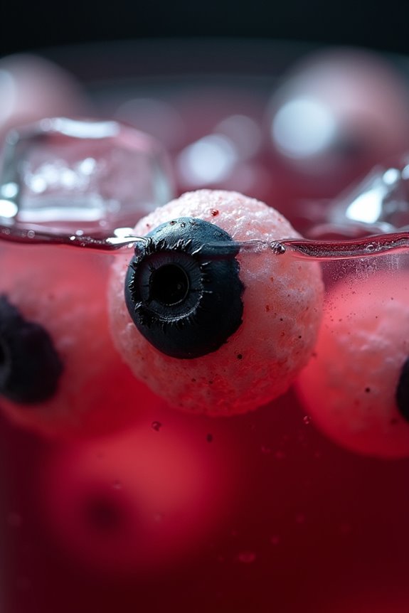 eerie eyeball halloween punch
