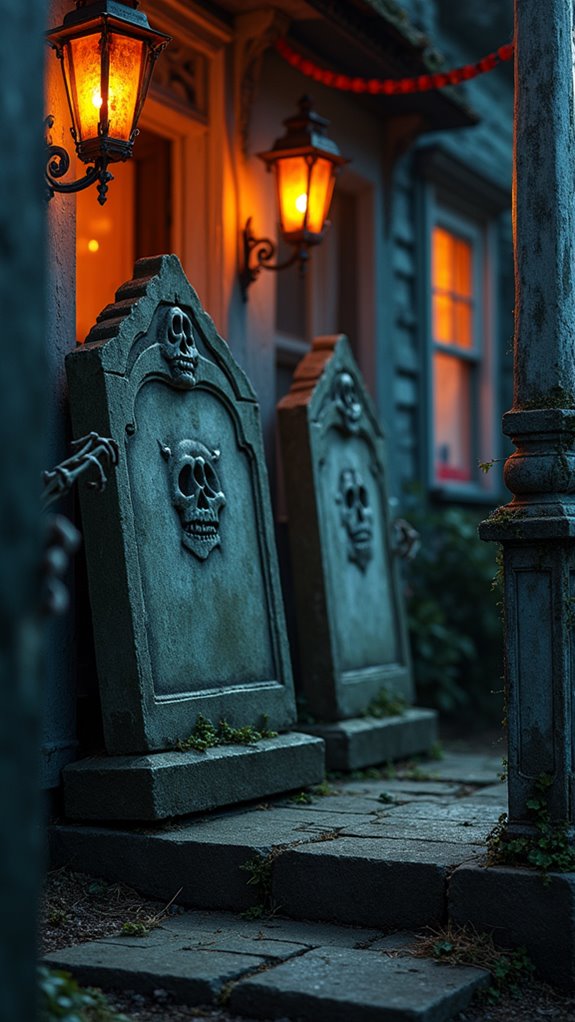 eerie gravitas halloween display