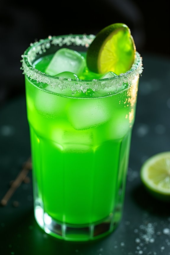 eerie green goblin cocktail