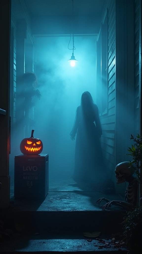 eerie mist enhances ambiance