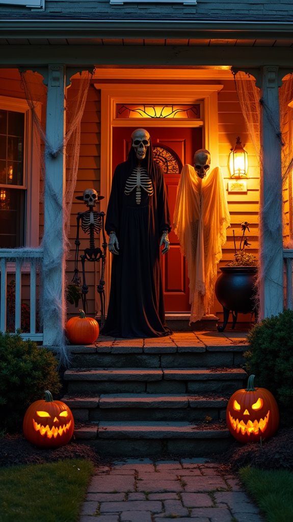 eerie yard monster decorations