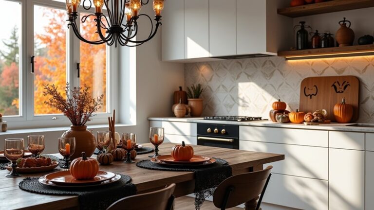 elegant halloween kitchen designs