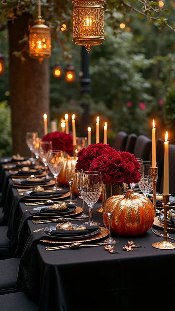 elegant outdoor halloween decor