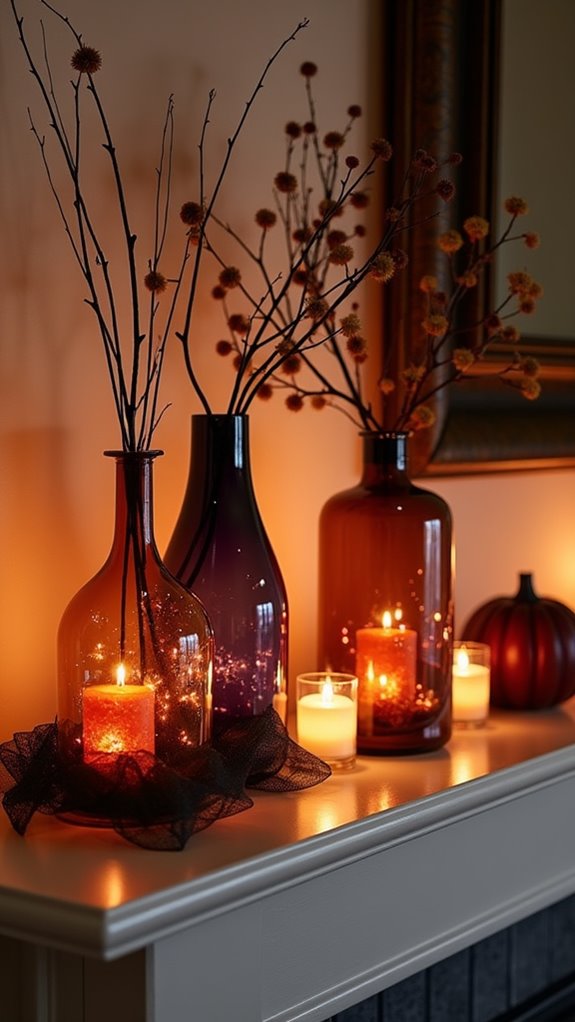 elevate halloween mantle d cor