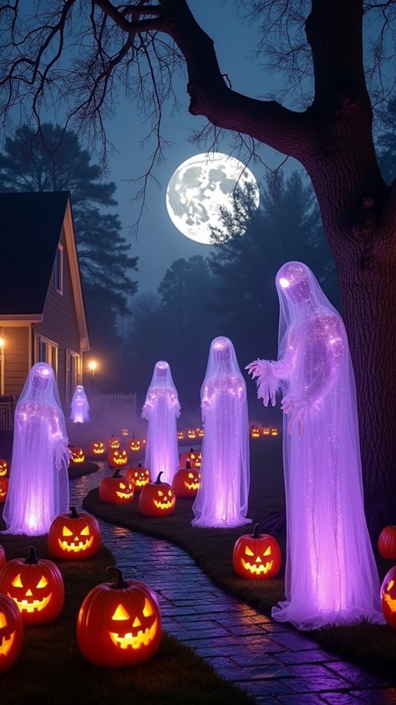 enchanted floating ghost display