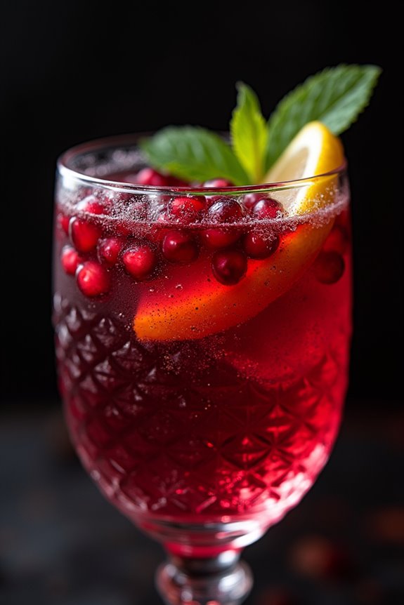 enchanting halloween gin cocktail