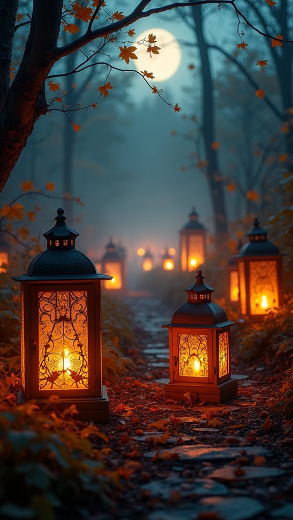 enchanting halloween lantern ambiance