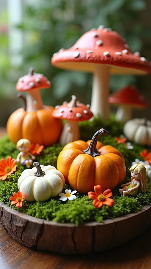 enchanting indoor pumpkin garden