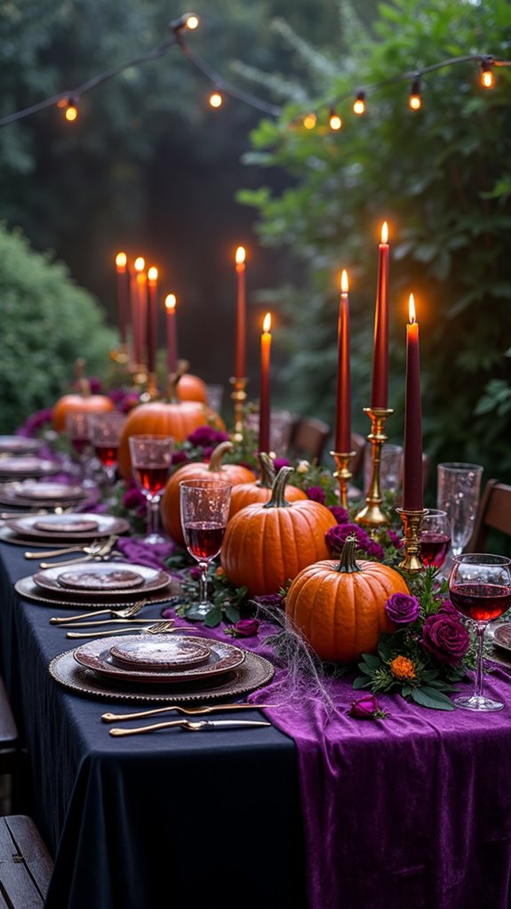 enchanting midnight garden ambiance