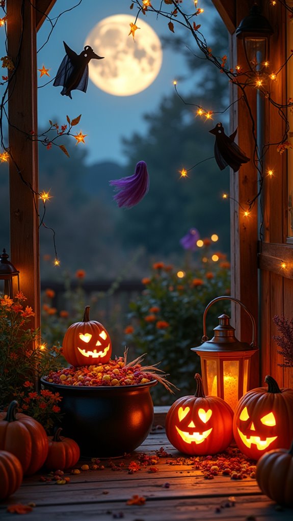 enchanting moonlit halloween ambiance