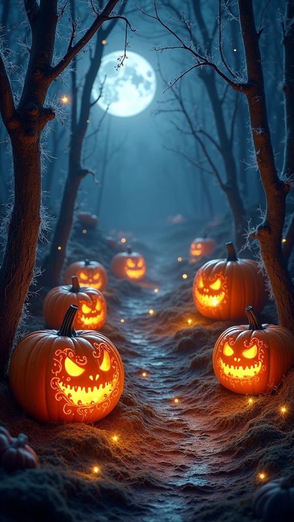 enchanting pumpkin fantasy art