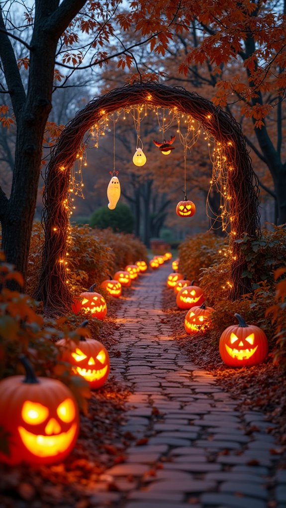 enchanting trick or treat pathways