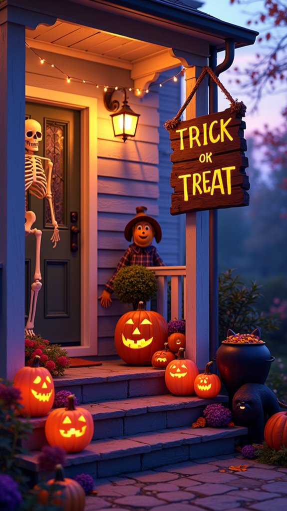 eye catching halloween signage