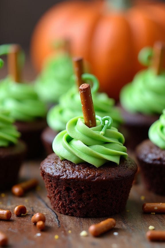 festive halloween brownie bites