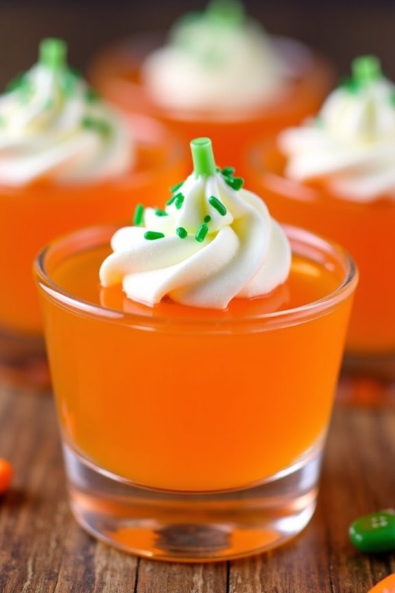 festive non alcoholic jello shots