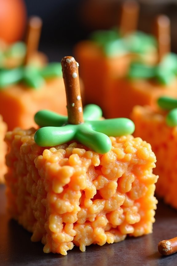 festive rice krispie treats