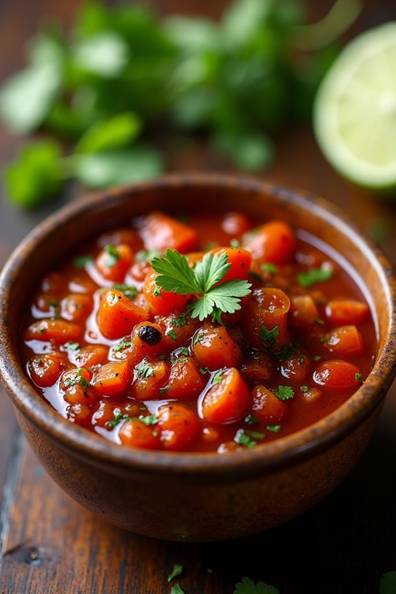 fiery smoky ghost pepper salsa