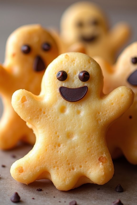 ghost shaped halloween pancakes recipe