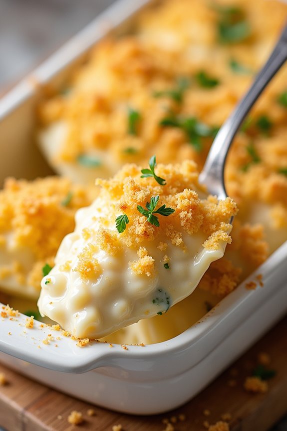 ghostly cheddar cauliflower pasta