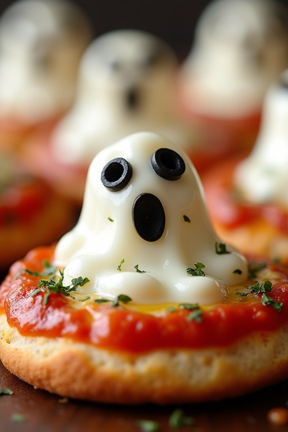 ghostly cheese pizza recipe