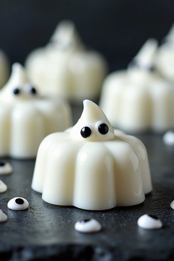 ghostly coconut cream treats