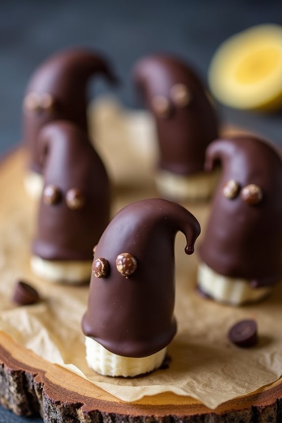 ghostly fruit halloween treats