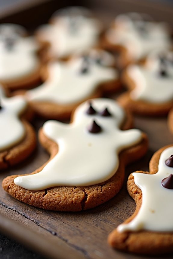 ghostly gingersnap halloween treats