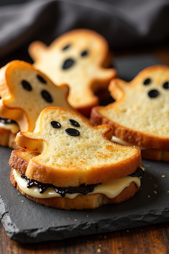 ghostly grilled cheese delight