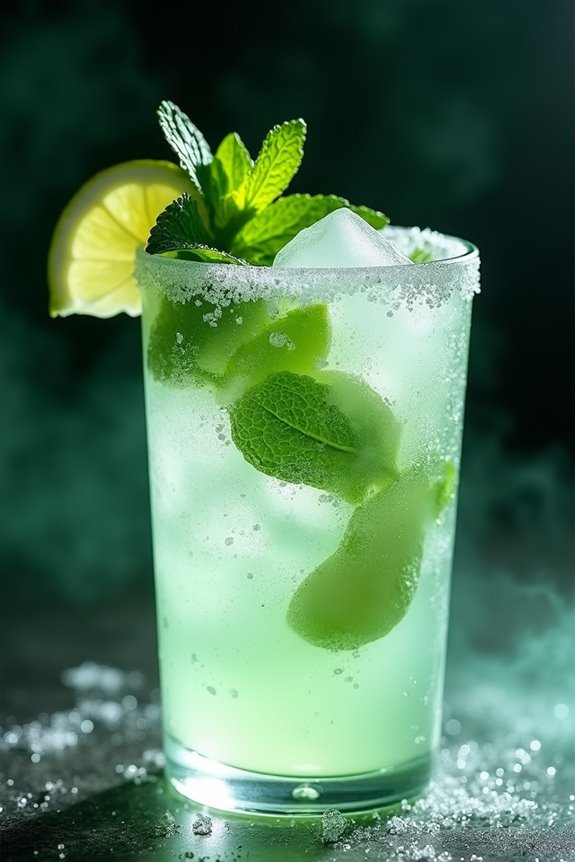 ghostly halloween mojito recipe