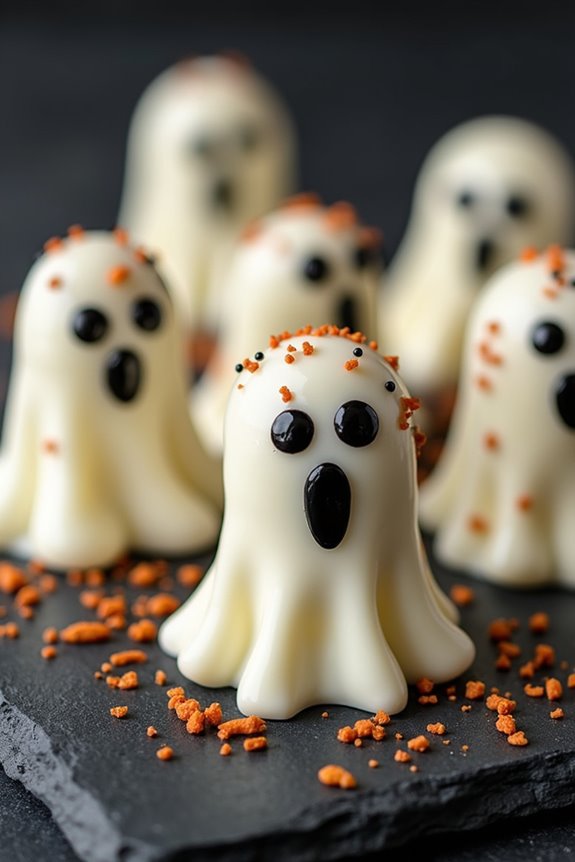 ghostly halloween pretzel treats