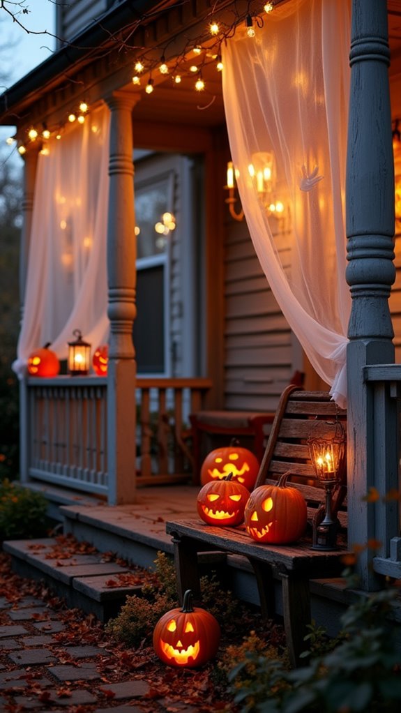 ghostly lanterns create enchantment