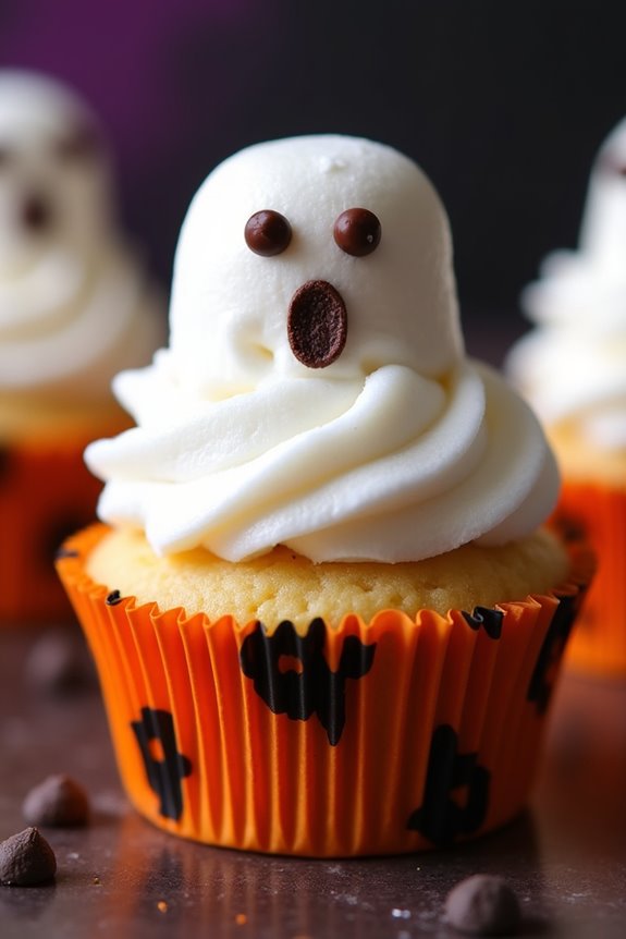 ghostly marshmallow cupcake recipe