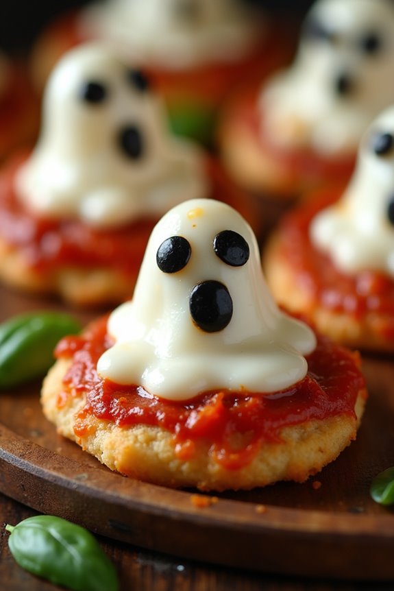 ghostly mini pizza fun