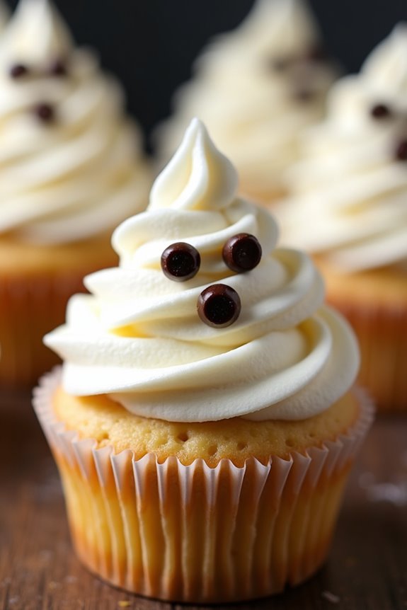 ghostly vanilla cupcake recipe