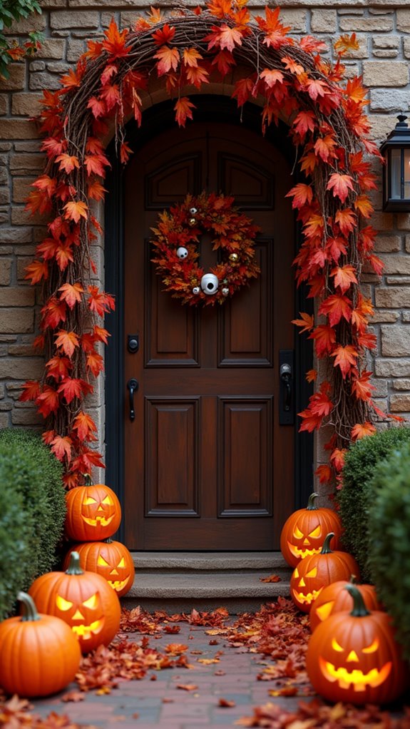 ghoulish glowing halloween decorations